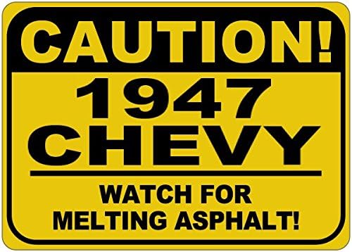 1947 47 Chevy Oprez Mjesto za topljenje - 12 x 18 inča