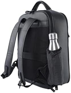Bennemann | Pravi kožni putnički ruksak 17 prelazni pretinac | Traka za pričvršćivanje prtljaga, zaštite od RFID-a, YKK patent zatvarača,