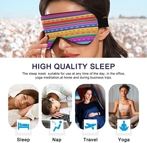 Prozračne maske za spavanje, hladno osjećati poklopac za spavanje za oči za ljetni odmor, elastično oblikovanje za žene i muškarce