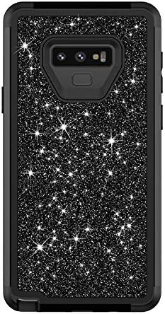 Galaxy Note 9 Case, dooge Luxury Glitter Sparkle Bling Shiny Case Slim Fit Full-Body Hybrid Heavy Duty Hard Shell Shockproof zaštitni