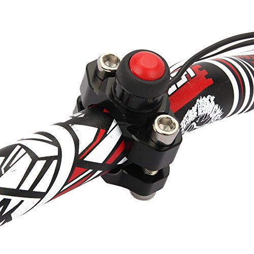 JFG RACING CNC univerzalni motor motor Stop Start Kill Switch dugme + montažna ploča kompatibilna sa Moped Dirt Bike 22mm upravljačem