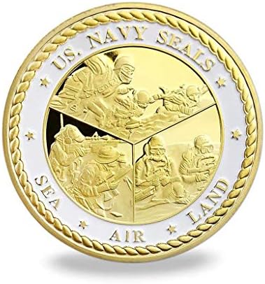 Američka mornarska brtva Challenge Novčani mornarički specijalni vojni novčić