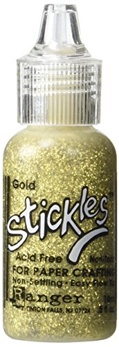Ranger 1/2-Unca Stickles Glitter Glue, Gold