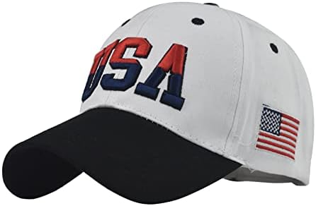 Unisex USA zastava bejzbol kapa Vintage vez kamion za noseći šešir za muškarce Žene uznemirene kape za kamionske kape