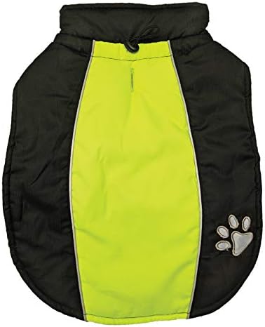 Modna pet sportska jakna crno-zeleni pas kaput vodovod reflektirajući ekstra velike