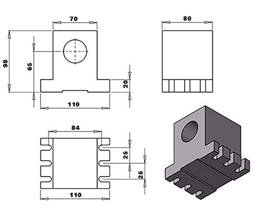 Gowe četvrta osovina CNC K11 3 čeljusti Chuck CNC rotacijska osovina 100mm 4. Omjer osi 6: 1 za CNC stroj