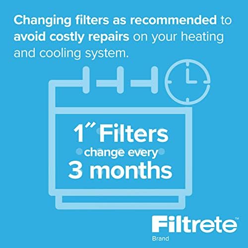 Filter za vazduh Filtrete 14x24x1, smanjenje alergena Plus prašina, filteri peći u 4 pakovanja