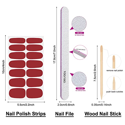 DANNEASY 24 listova naljepnice za lakove za nokte pune omote za nokte za žene jednobojne trake laka za nokte Gel trake za nokte samoljepljive