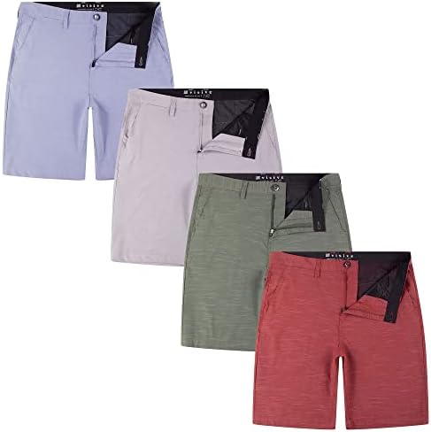 Visine hibridne kratke hlače za muške kratke hlače od premium Chino Golf Stretch, muški plivajući trup