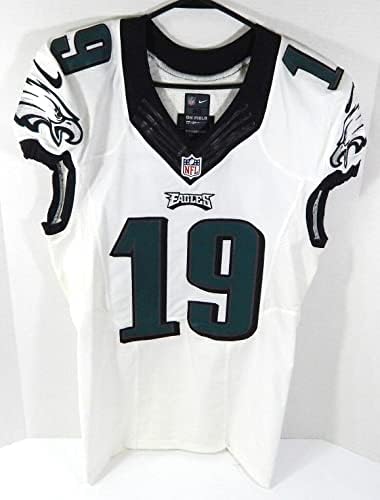 2014 Philadelphia Eagles Miles Austin # 19 Igra izdana Bijeli dres 40 DP29168 - Neintred NFL igra rabljeni dresovi
