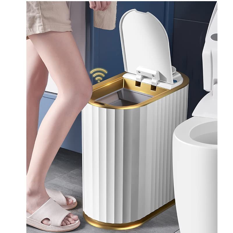 XDCHLK Aromaterapija Smart Trash Can Can za kupaonicu WC desktop Smart senzor kanti za smeće s aromaterapijom Freshenern