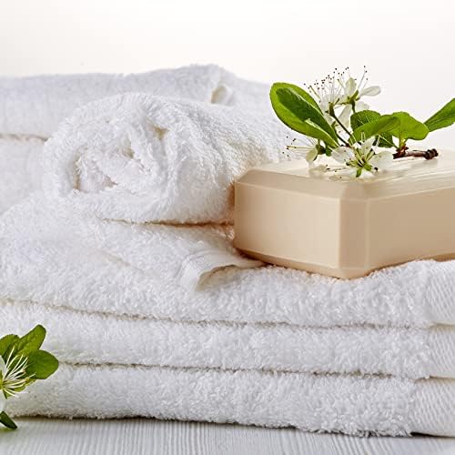 Operite krpe od rasutih bijelih ličnih krpa pamučne ručnike za ručnike za ručnike upijaju brzi suhi ručnici za kupaonicu mekane krpe