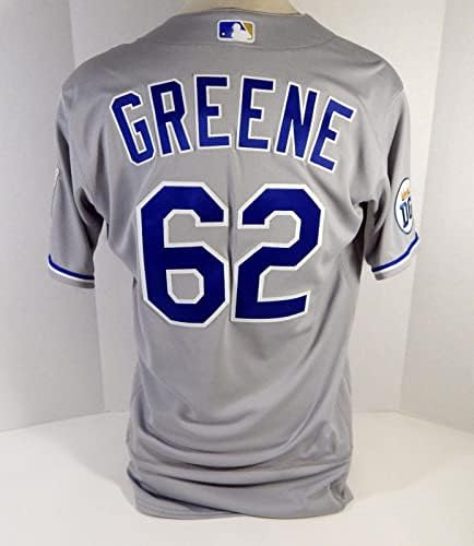 2020 Kansas City Royals Connor Greene # 62 Igra Izdana siva Jersey DG Patch 44 78 - Igra Polovni MLB dresovi
