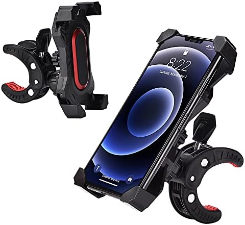 Eccris Bike Holder za iPhone 14 Pro Max, 14 Plus, 13 Pro Max, 12 Pro Max, 14 Pro, 14, 13, 13 Pro, 12, 12 Pro, SE 2022 Svi mobilni
