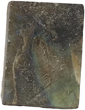 Gemhub 62,65 CT Black Labradoritet Grubi dragulj, prirodni mineralni uzorak kamena, žica zamotavanje nakita