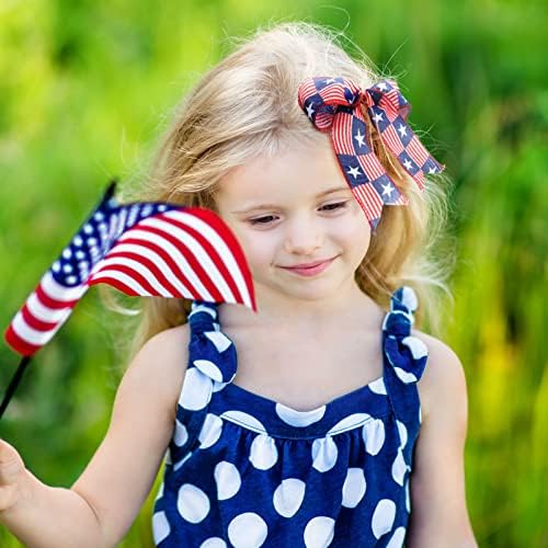 Bencailor 12 kom 7 inča Dan nezavisnosti Patriotski vijenac luk crvena plava zvijezde i pruge luk 4. jula lukovi američke zastave