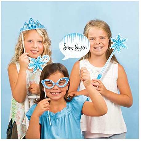 Kreativni pretvaranje 344430 Snow princeza dizajn Photo Booth rekvizite, 10kom