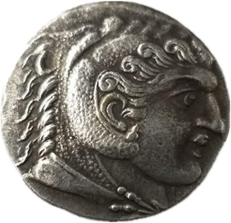 Starinski zanat Grčki novčić bakar srebrni srebrni dolar srebrni krug 3399