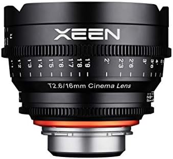 ROKINON XEEN 16mm T2.6 Professional Cine objektiv za Nikon, Crni
