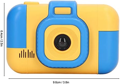 PWSHYMI Dečiji digitalni fotoaparat, dvostruke kamere 40MP podržavaju video zapis u okruglom ljupkoj dečijoj kameru sa crtanim okvirom