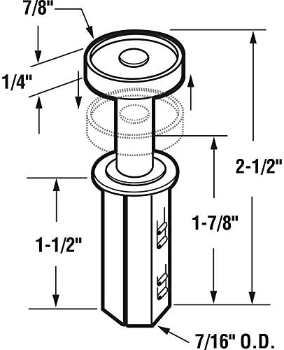 Premijer MP6544 Bi-Fold Tow Guide Wheel, opruga,, 2 komada