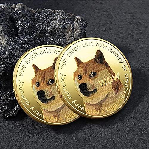 Replika prigodni kovani novčići pozlaćeni komemorativni dijelovi slatki pas sakupljanje pasa Suvenir poklon kreativni dijelovi BTC-
