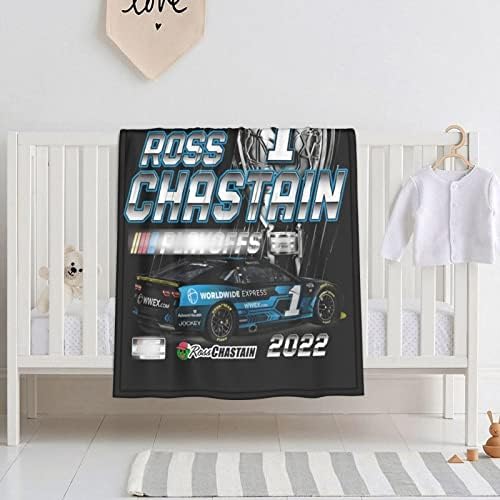 Ross Chastain 1 Dječji pokrivač ručnik Unisex debeo debeli pliša za kolica za kolica, putovanja, dekorativni, bacajte toplo ugodno