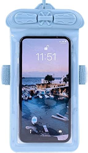 Vaxson futrola za telefon, kompatibilna sa ZTE oštricom V40 PRO vodootporna torbica suha torba [ ne folija za zaštitu ekrana ] plava