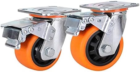 Umky Cathers zakretni kotači 150 mm pocinčani najlonski točak sa kočnicama Kolica industrijski kotač 2kseci nameštaja kotač za kotač
