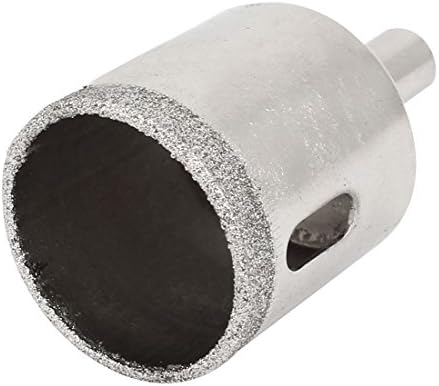 Aexit hardver burgije od 30 mm Dia alat za bušenje dijamantsko obložene staklene pločice burgije za bušenje rupa Silver Tone