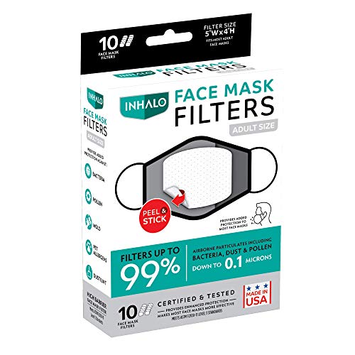 Inhalo veliki filteri za maske za lice, proizvedeni u SAD-u, pružaju dodatnu zaštitu većini maski za lice,