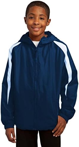 Sport-Tek Boys 'Fleece obložena jakna za blok