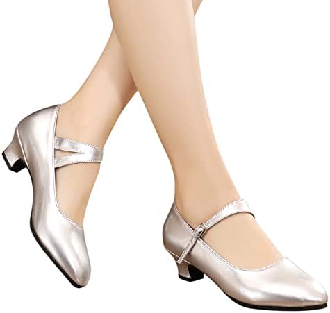 Sandale za ženske latino plesne cipele na pete za kuglicu Salsa Tango Party Dance cipele s kaiševima na leđima