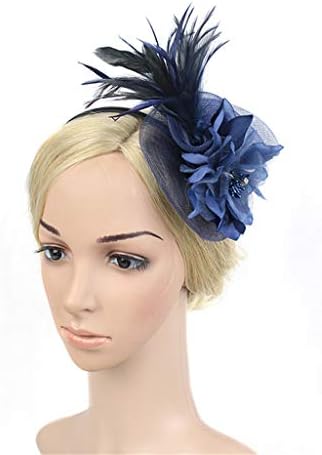 Perys kose 20S 50S kapa za šešir šešir Sinamay Flower Mesh Feathers Sinamay fascinatori Halloween Headwear