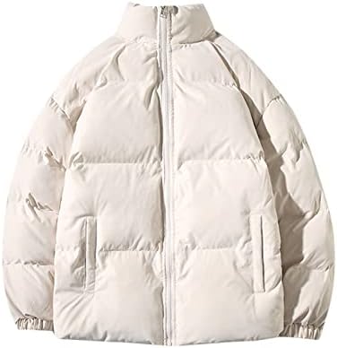 UOfoko Zimske jakne za muškarce Sportska odjeća za dugi rukav pamučni atletski sportski kaput s dugim rukavima visoki vrat