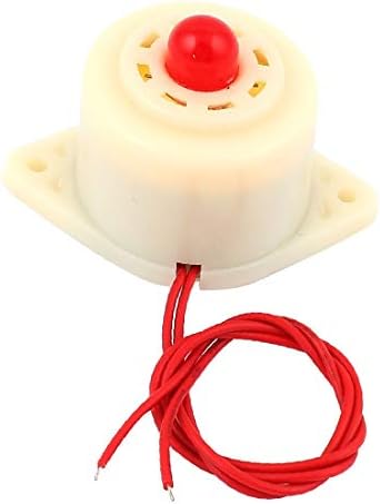 X-DREE AC 220V crveno svjetlo Blic povremeni zvučni signal alarmni elektronski Zujalica (Cicalino elettronico ' allarme acustico intermitente