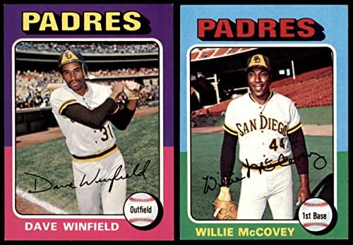 1975 TOPPS San Diego Padres u blizini Team Set San Diego Padres NM Padres