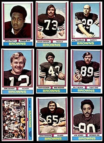 1974 TOPPS Cleveland Browns Team Set Cleveland Browns-FB VG / Ex Browns-FB