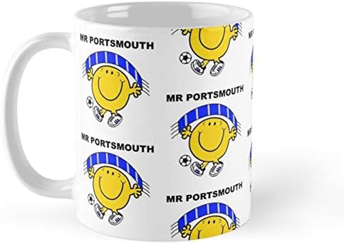 MR Portsmouth FC Mr Pompy Football Coffee šalice za kafu 11oz & 15oz keramičke čajne čajne šalice
