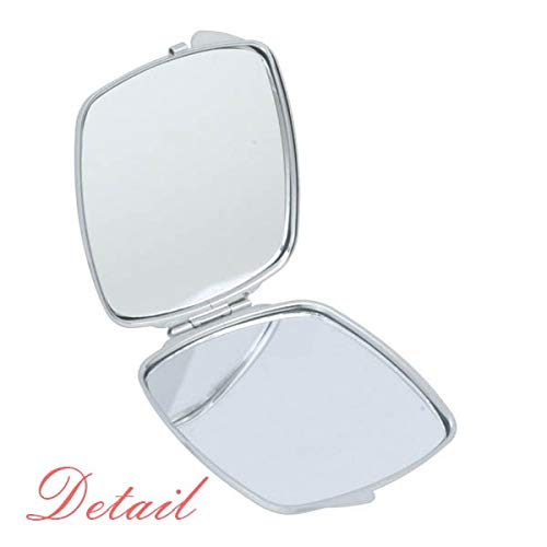 Beijing City Landmark Sketch Mirror Prijenosni Kompaktni Džepni Makeup Dvostrano Staklo
