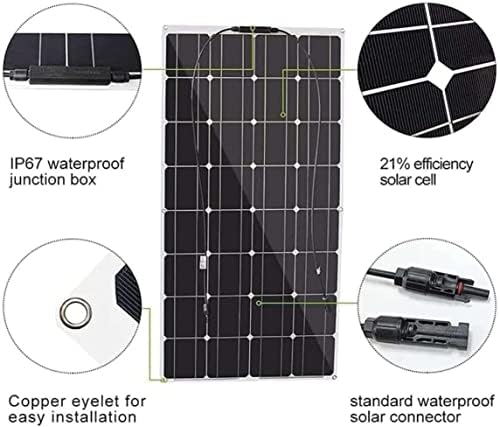 Prenosiva solarna baterija, komplet solarne ploče sa kontrolerom punjenja i kablom, modul fotonaponskog sistema, solarni Punjač za