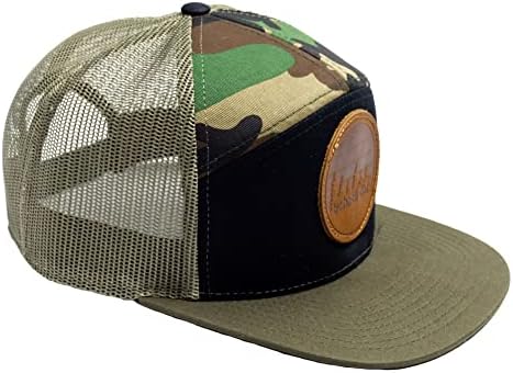 Bushnell Richardson 168 šešir sa kožnom zakrpom, jedna veličina odgovara većini odraslih, kamuflaža