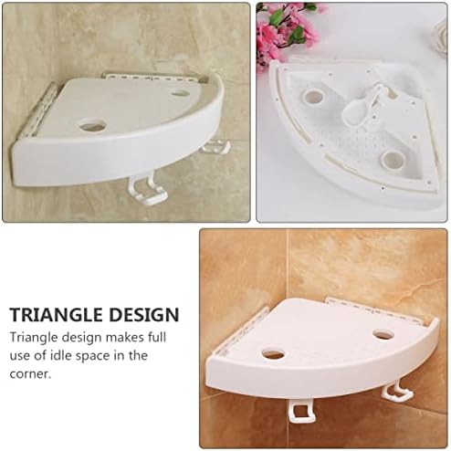 1pc izdržljiv praktični korisni trokut dizajn police za odlaganje nosač za kućnu kupaonicu
