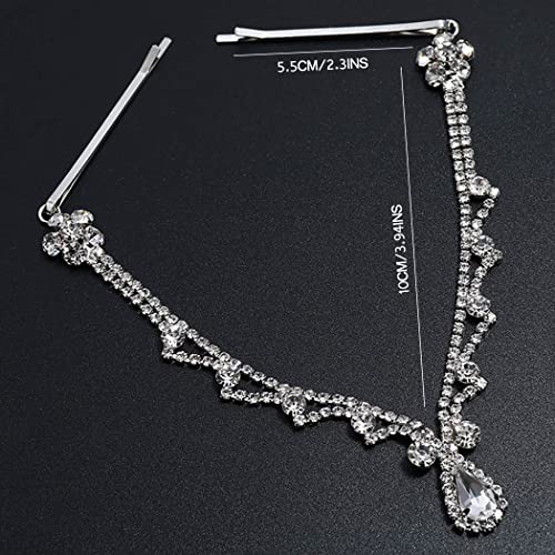 Fdesigner Bride Crystal Head Chain vjenčanje Rhinestone lanac za kosu Pageant Prom privjesak Headpieces nakit Party Festival Hair