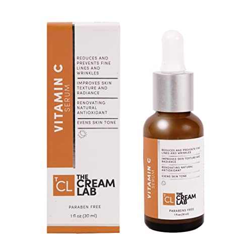 CREAM LAB Anti-Aging Anti-Wrinkle Vitamin C Serum za lice. Hidratacija & posvjetljivanje Serum za tamne tačke, Fine linije i bora.