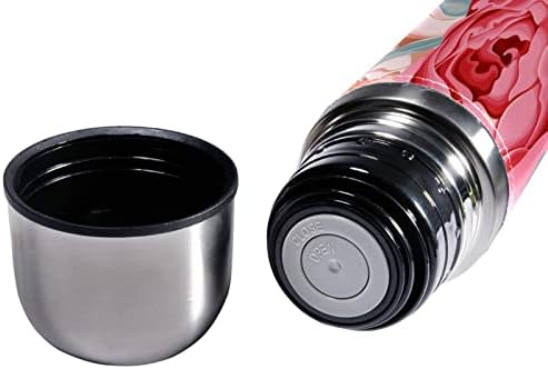 SDFSDFSD 17 oz Vakuum izolirane boce od nehrđajućeg čelika Sportska kavana Putna krigla FIRESNA Koža omotana BPA besplatna, leptir