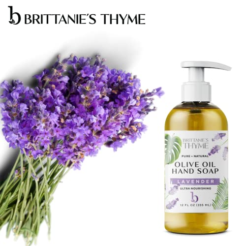 Brittanie's Thyme organski prirodni sapun za ruke, 16 Oz hidratantni Kastilni sapun napravljen od maslinovog ulja i prirodnih luksuznih