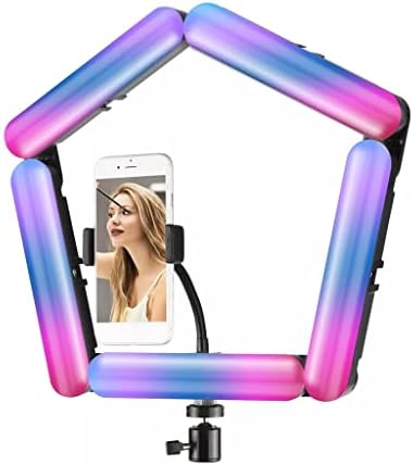 LMMDDP Sklopivi spajanje sa 5 ploča LED RGB Video Light Professional Fotografija Punite lampica za snimanje za fotografiranje