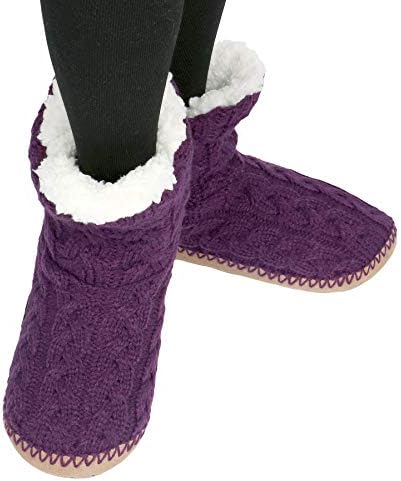 Panda Bros Slipper Čarape za žene sa hvataljkama, nejasne ženske papučene čizme s nekim dnom, ugodne tople kuće papuče
