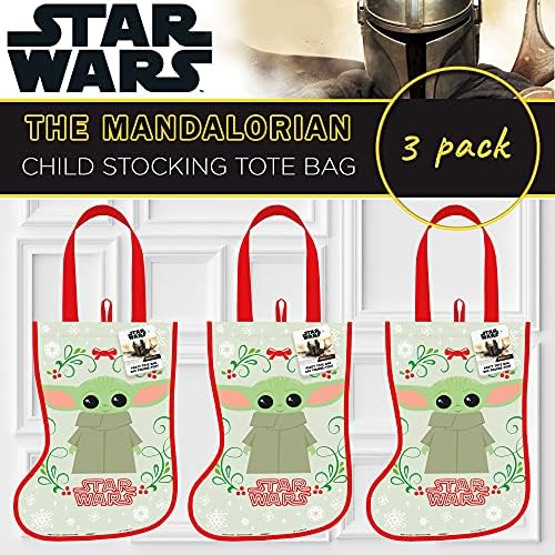 Jedinstvena 3 grof Mandalorian Chinjoss Božićne čarape | Party Tote Bag Favorit Odmorski ukras za djecu